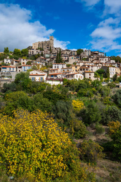 istock French little mountain village Eus 1359645901