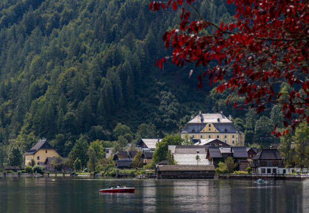 istock Hallstatt a beautiful city of Austria 1359654747