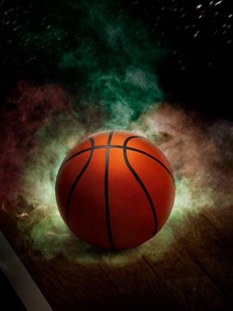 istock basketball on the color smoke background 1359659383