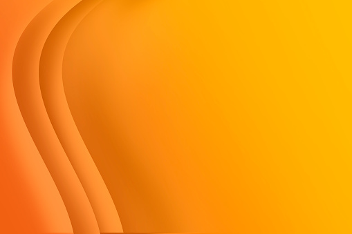 abstract orange wave curve background