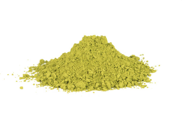 istock Natural herbal powder Sencha Green Tea 1359673061