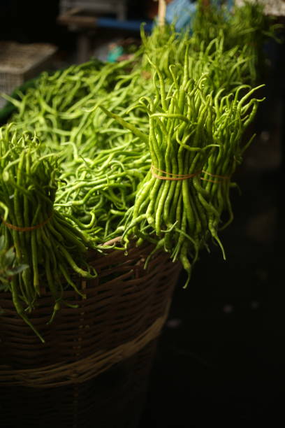 istock Green peppers thin at farmers market Istanbul fruit bazaar 1359677842