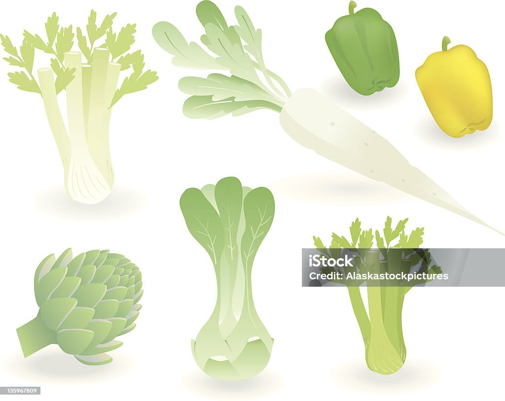 Gemüse.   - Lizenzfrei Artischocke Vektorgrafik