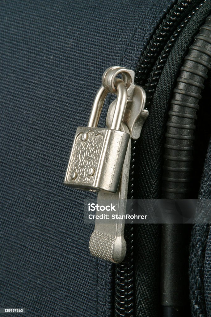 Luggage Zipper Lock Suitcsase Travel Bag Stock Photo - Download