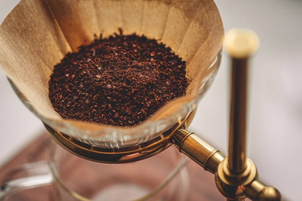 istock Make Pour-over Coffee,Pour Hot Water Into Coffee Powder 1359679822