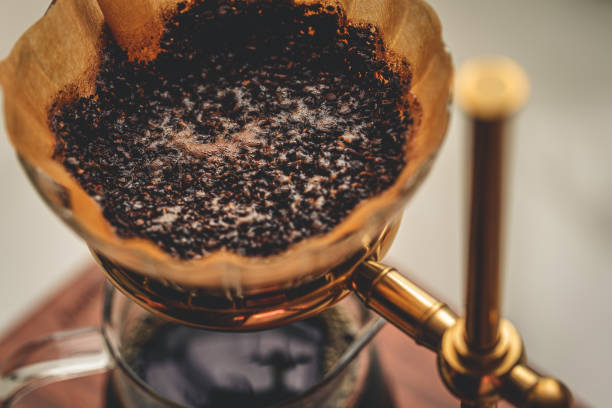 istock Make Pour-over Coffee,Pour Hot Water Into Coffee Powder 1359679877