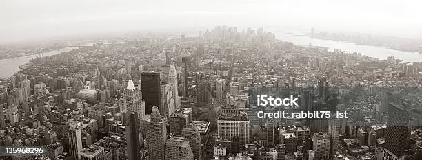 뉴욕시티 맨해튼 스카이라인의 파노라마 공중 뷰 고풍스런에 대한 스톡 사진 및 기타 이미지 - 고풍스런, 뉴욕 시, 0명