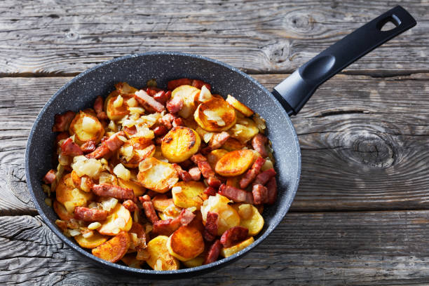 istock Bratkartoffeln, german potato with bacon and onion 1359688253
