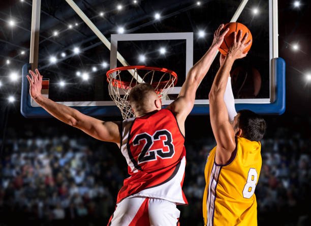 110+ Basketball Blocked Shot Stock Photos, Pictures & Royalty-Free