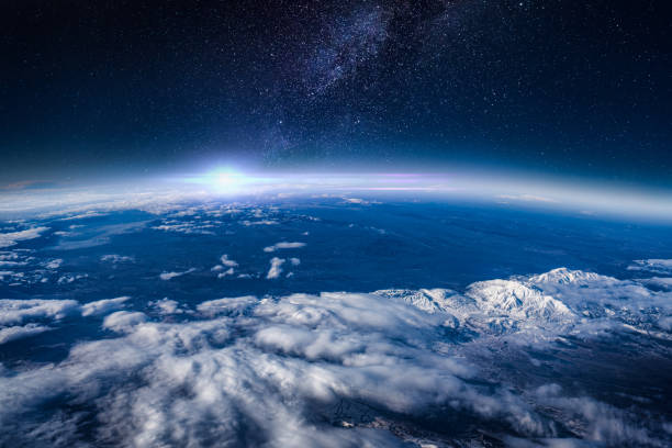 istock View of stars and milkyway above Earth from space 1359701005