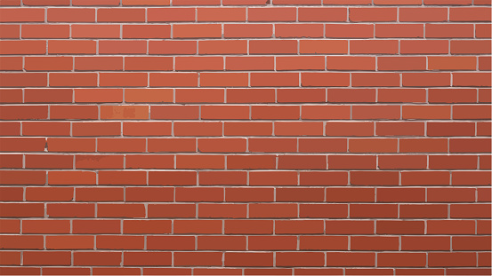 Simple brick wall vector background