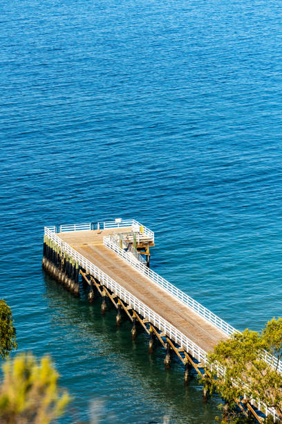 Blue Waters Surround Dock at Prisoners Harbor Landing at Channel Islands National Park