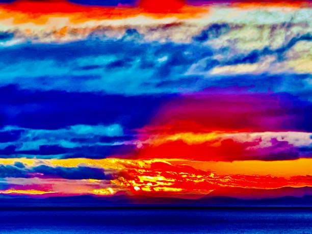 istock Rainbow colored Sunset, Nature, Abstract Vibrant, Pantones 1359714248