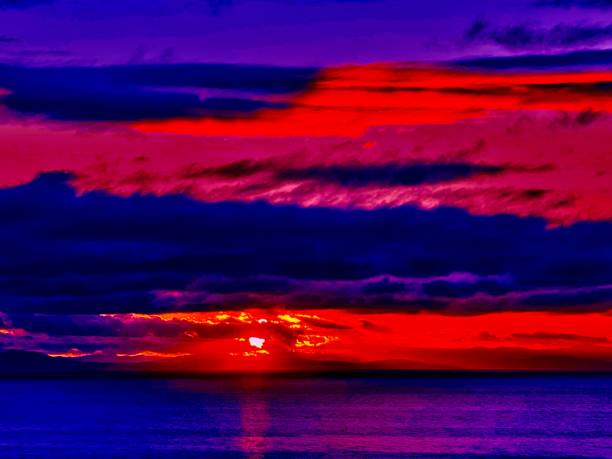 istock Nature, Abstract Vibrant, Purple, Red, Bold Coloured Pantone background 1359715120