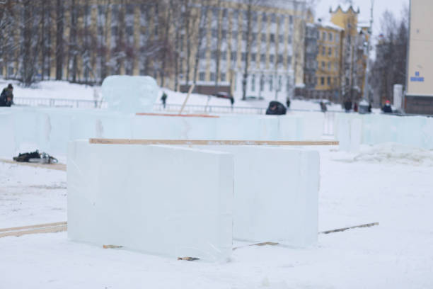 istock Production of ice figures 1359720484
