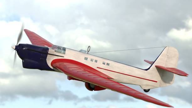 istock 3D illustration. historical Soviet aircraft Ant-25 1359720760