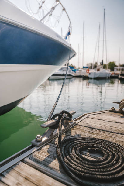 istock Boat Anchored to the Dock 1359727936