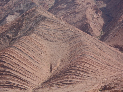 Effet de factores tectónicos en capas sedimentarias photo