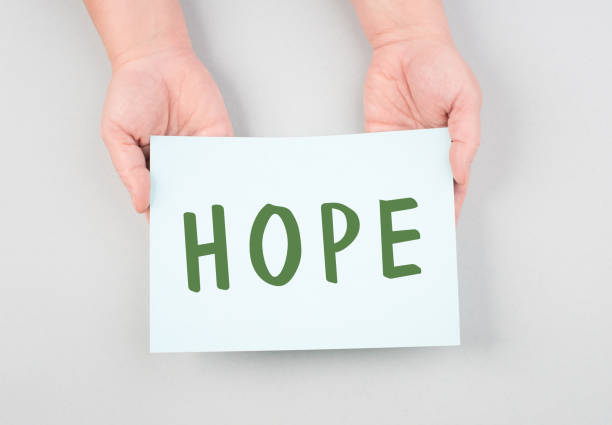 istock The word hope is standing on a paper, positive mindset, optimism for the future 1359734068