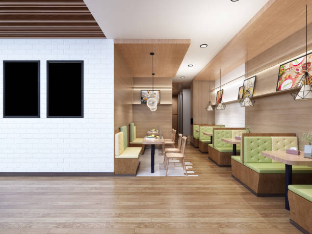istock 3d render of restaurant cafe interior 1359742791