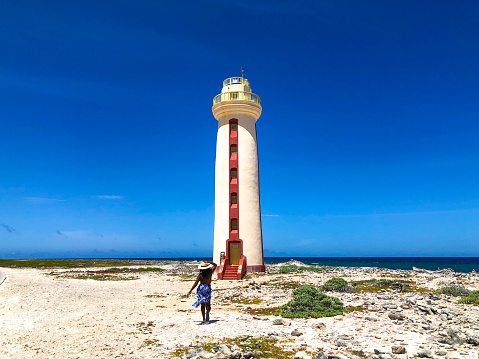 Willemstoren Bonaire lighthouse Dutch Caribbean abandoned building Kralendijk