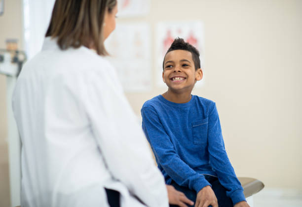 istock Young Boy at the Doctors 1359760262