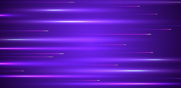 Abstract light rays speed and motion blur Background Vector
