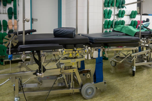 istock there is an operating table in the corridor of an operating room 1359778903