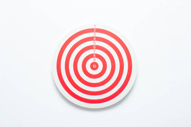 istock dartboard with arrow. creative concept idea for success with focus point on target to the winner in business with strategy management aim to leadership. 1359779750
