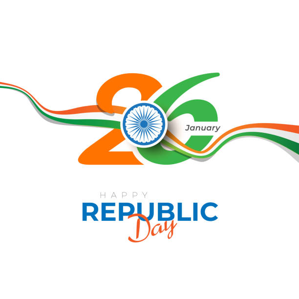 Happy Republic Day Celebration Greeting Background Happy Republic Day Celebration Greeting Background Template Vector Illustration number 26 stock illustrations