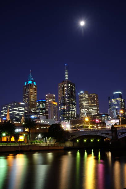 istock Melbourne at night | Melbourne at night 1359792930
