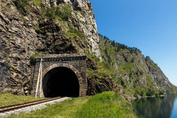 istock Circum-Baikal Railway, russia 1359804498