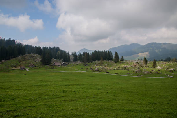 istock Beautiful swiss spring landscape near Santis. 1359806266