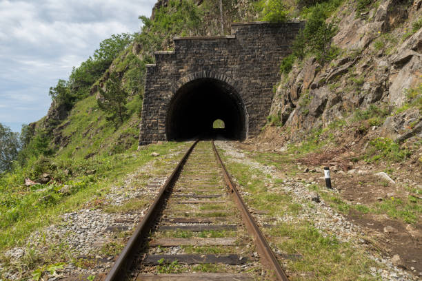 istock Circum-Baikal Railway, russia 1359806312