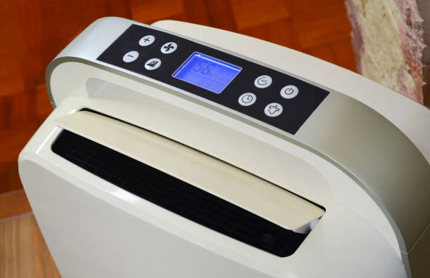 istock Modern technology house dehumidifier, control of temperature and indoor climate 1359806525