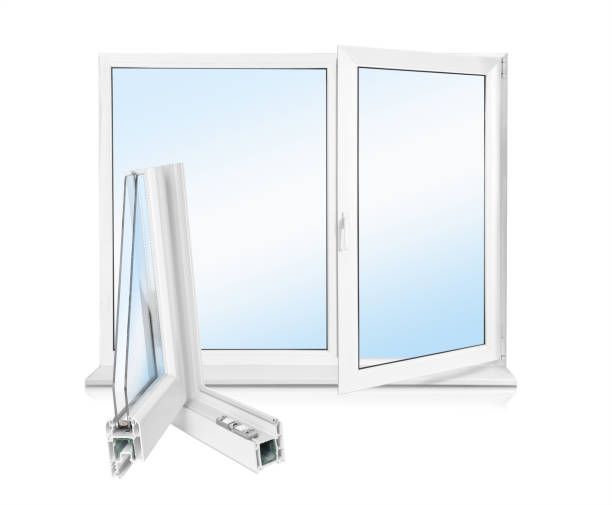 istock Window and sample of profile on white background 1359810434