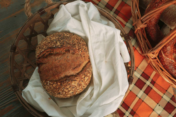 istock delicious natural aesthetic baked bread 1359811697