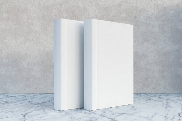 istock 3d render. Blank hardcover paper books mockup. Template ready for design presentation. 1359812683