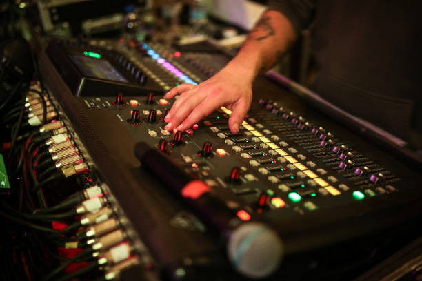istock Sound adjustment , Check Sound and Balance , Equalizer 1359813503