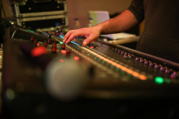 istock Sound adjustment , Check Sound and Balance , Equalizer 1359813625