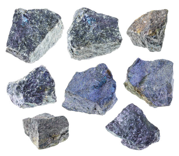 istock set of various bornite (peacock ore) stones cutout 1359816789