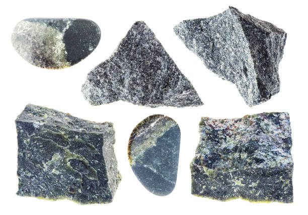 istock set of various dunite (olivinite) stones cutout 1359816807