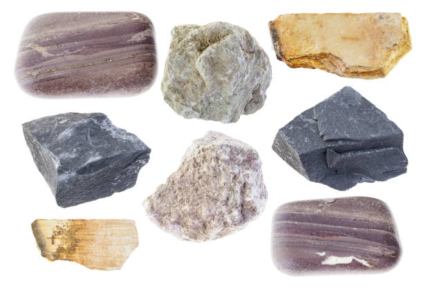 istock set of various mudstone rocks cutout stone 1359816847