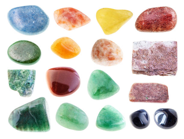 istock set of various aventurine gemstones cutout 1359816885