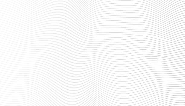ilustrações de stock, clip art, desenhos animados e ícones de wave textures white background. abstract modern grey white waves and lines pattern template. vector stripes illustration. - design