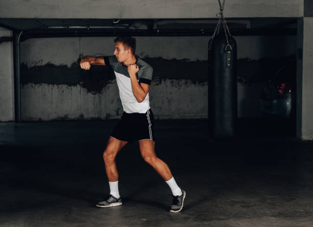 istock Strong mixed martial arts fighter 1359818538