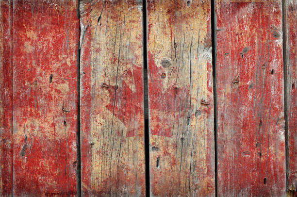 Flag of Canada, painted on a grunge wall