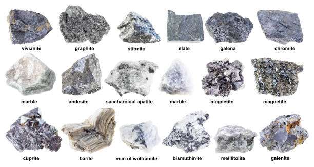 istock set of various raw gray stones with names cutout 1359826853