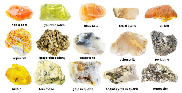 istock set of various rough yellow stones with names 1359826896