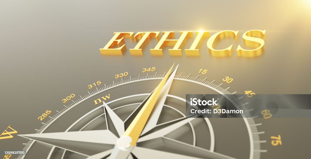 Eithical Compus Ethics Compass Concept Stock Photo - Download Image Now - Morality ...